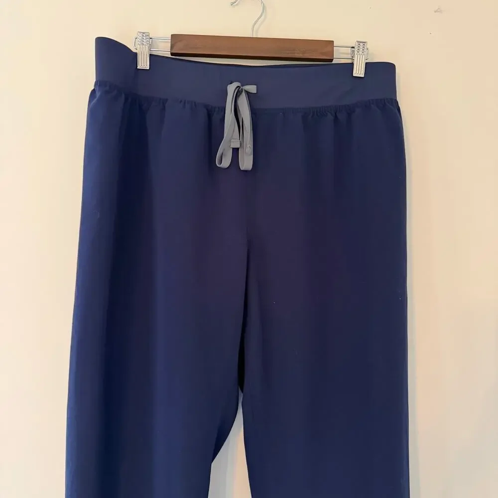 Figs Men's HW Livingston Scrub Pants Navy Blue Size‎ 3XL Uniform Scrubs